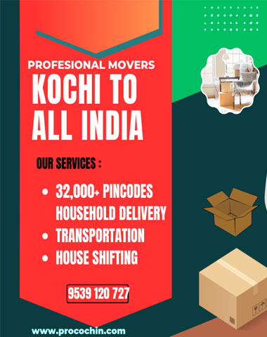 kochi to all india moving company